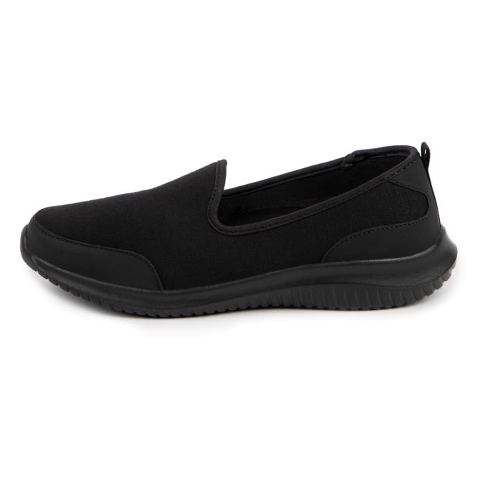 totes® Comfort Slip-On Sports Shoe Black Extra Image 3